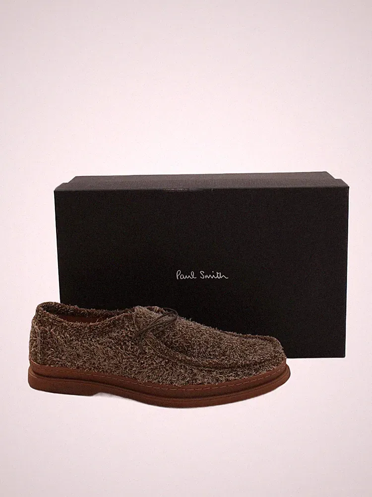 Paul Smith Herrenschuhe UK 6 hellbraun gestreift 100 % andere Halbschuhe neu mit Etikett