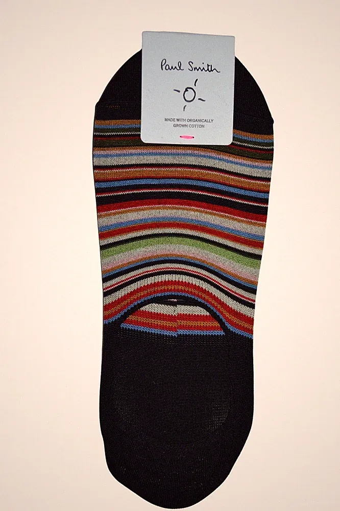Paul Smith Mainline Herren Signature Gestreifte No-Show Loafer Socken Neu