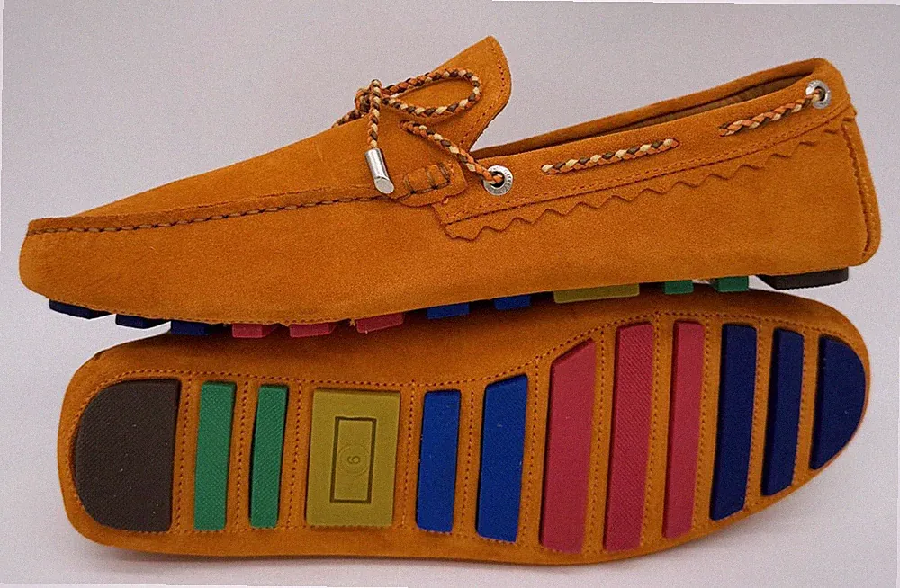 PAUL SMITH SPRINGFIELD LEDER / WILDLEDER SLIPPER SCHUHE HALBSCHUHE NEU MIT ETIKETT UK9 EU43 US10