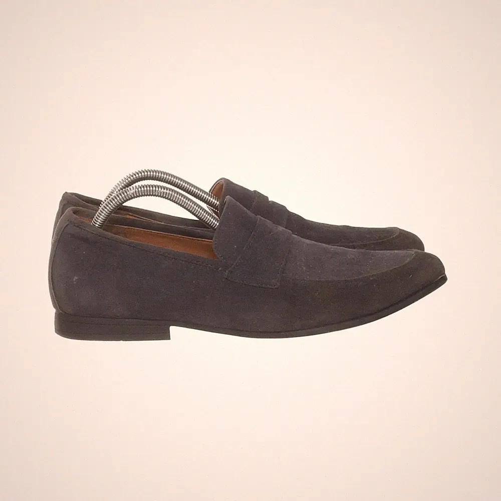 Pier One, Loafers, Größe: 43, Wildlederimitat, Blau, Herren #NRQ