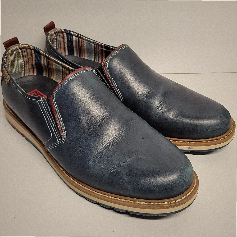 Pikolinos Berna Leather Loafers Mens Slip On Casual Oxford Shoes US 7.5/8 EU 41
