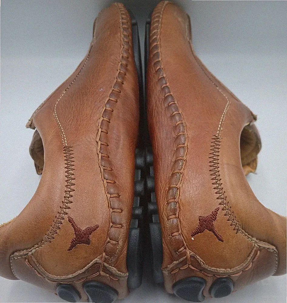 Pikolinos Fuencarral Schuhe Herren 9 UK Braun Slipper Leder Fahren Größe EU 43