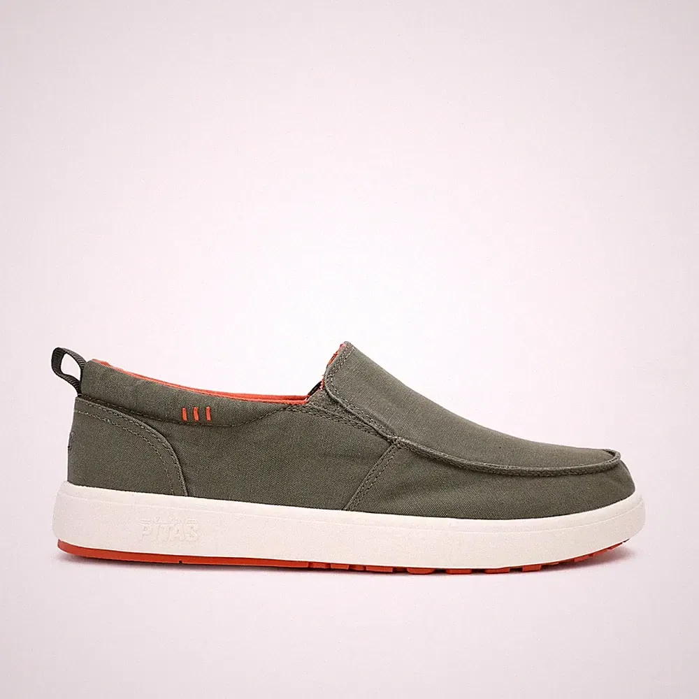 Pitas ISCHIA-14 Herren Halbschuh Khaki PE25