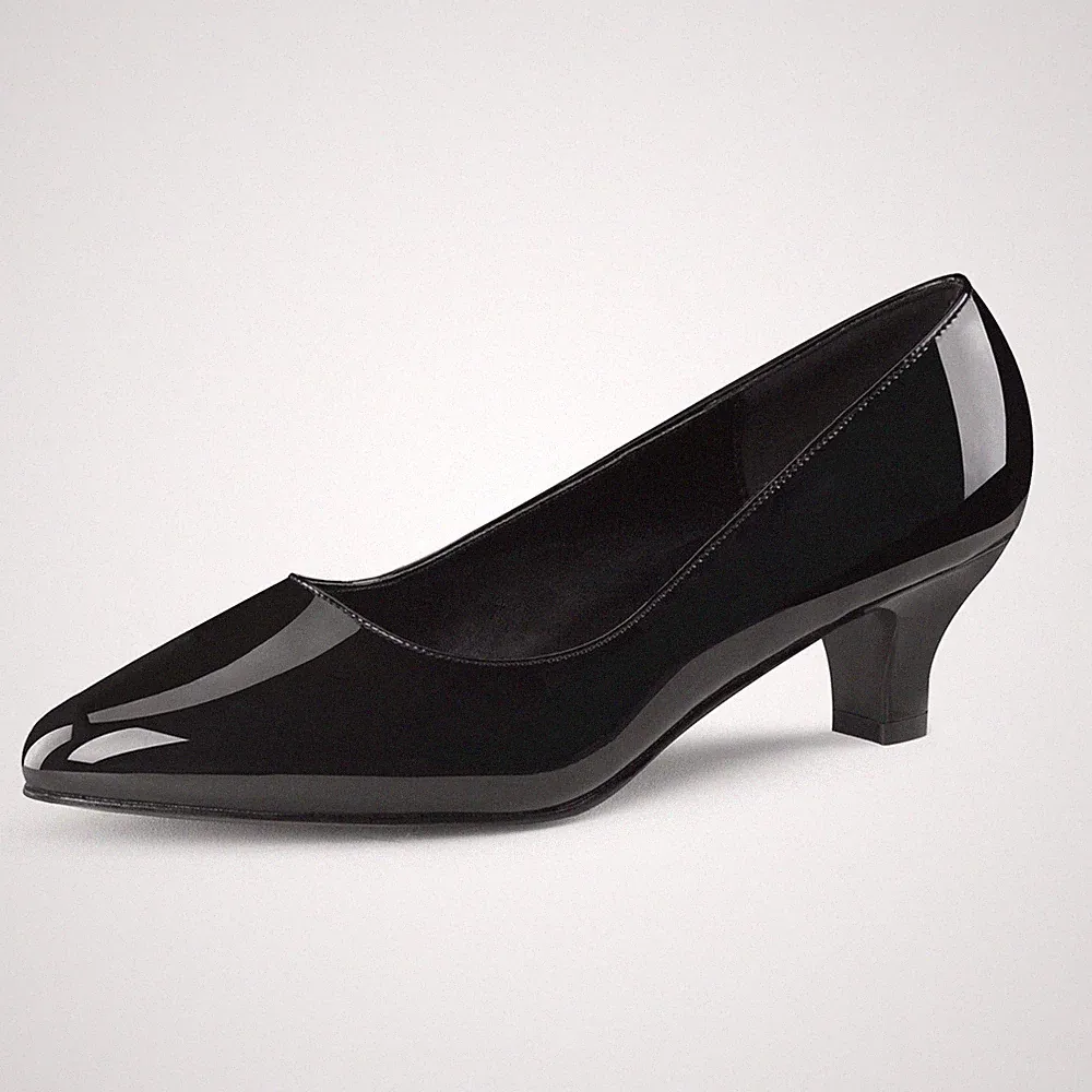 PleaserUSA Herren-Pumps Fab-420W Lack schwarz