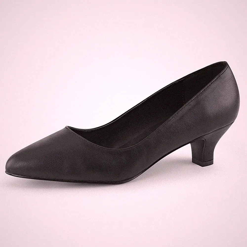 PleaserUSA Herren-Pumps Fab-420W mattschwarz