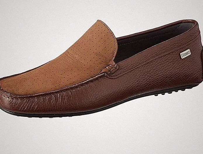 POLLINI Mokassins/Halbschuhe Fahrschuhe - Made in Italy, Kalbsleder, etwas klein