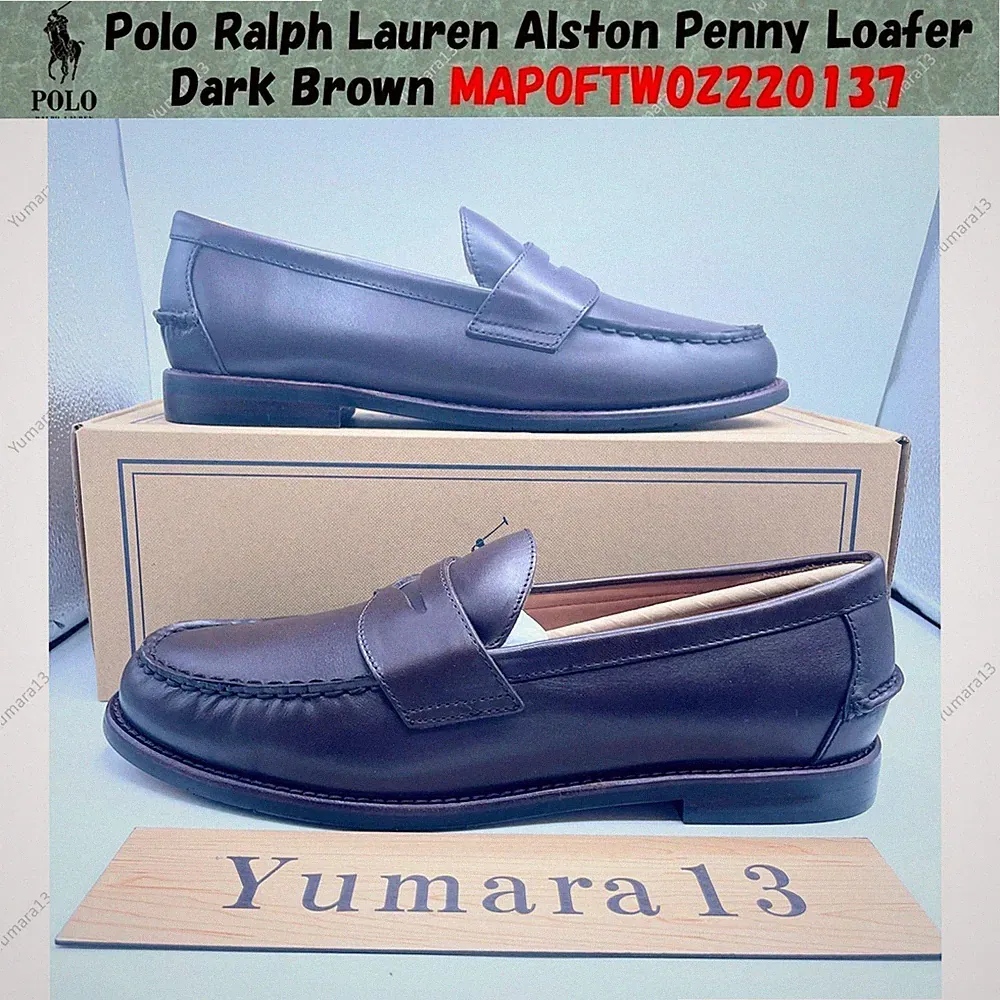 Polo Ralph Lauren Alston Penny Loafer Dunkelbraun MAPOFTW0Z220137 Herren Gr.
