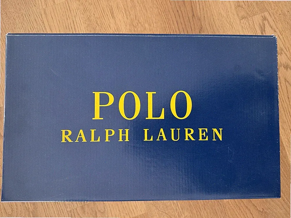 Polo Ralph Lauren Herren Espadrilles Wildleder Slip-On Blau EU 47 US 14