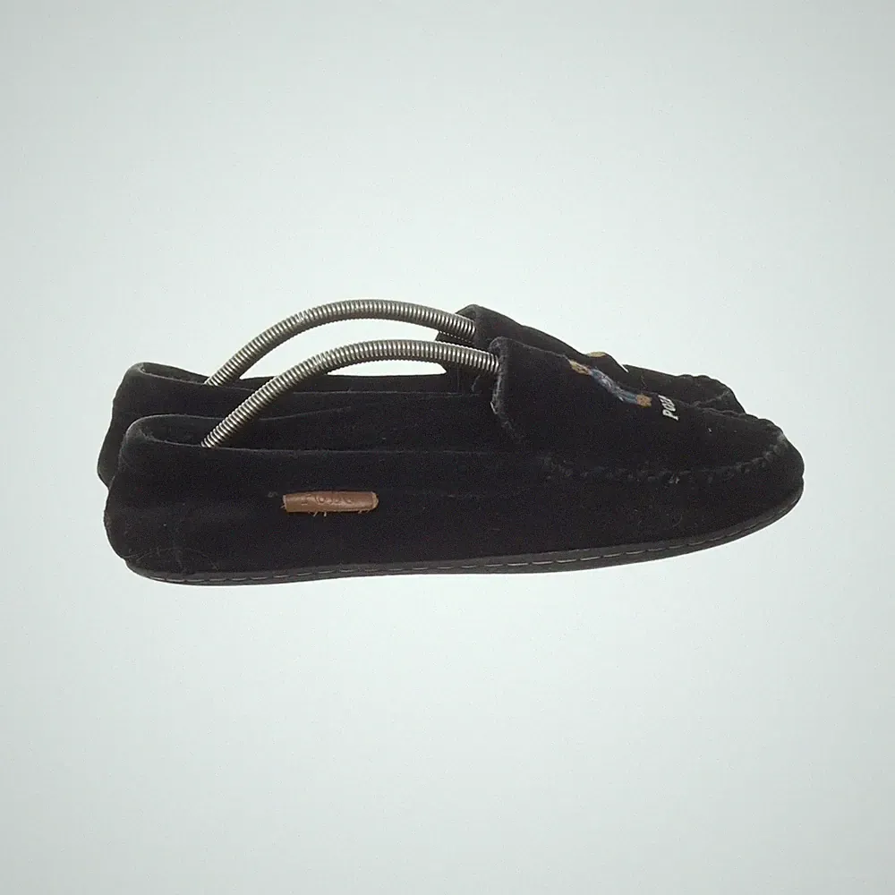 Polo Ralph Lauren, Loafers, Größe: 37, Wildleder, Schwarz, Damen #5I6