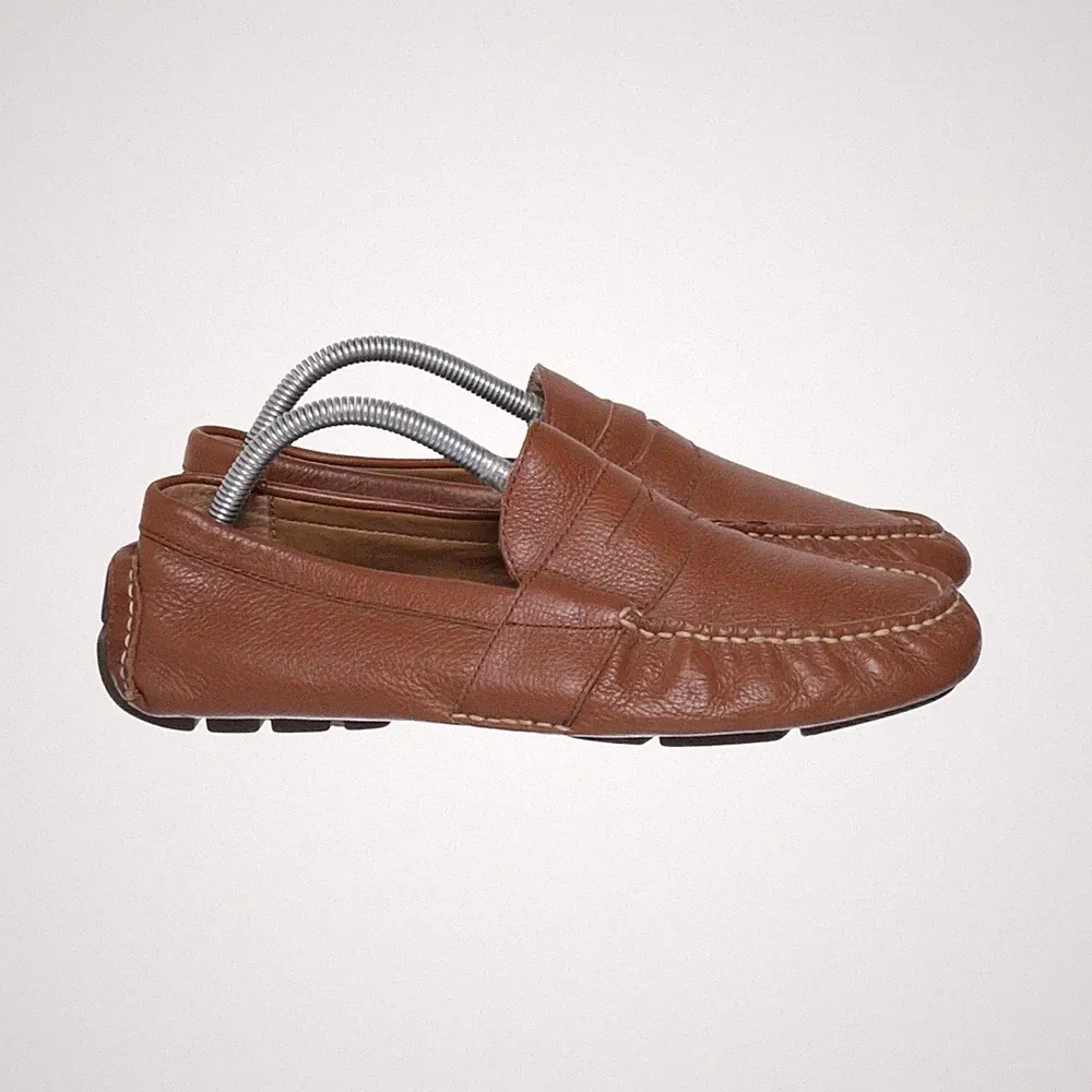 Polo Ralph Lauren, Loafers, Größe: 41 1/2, Leder, Braun, Herren #gxi