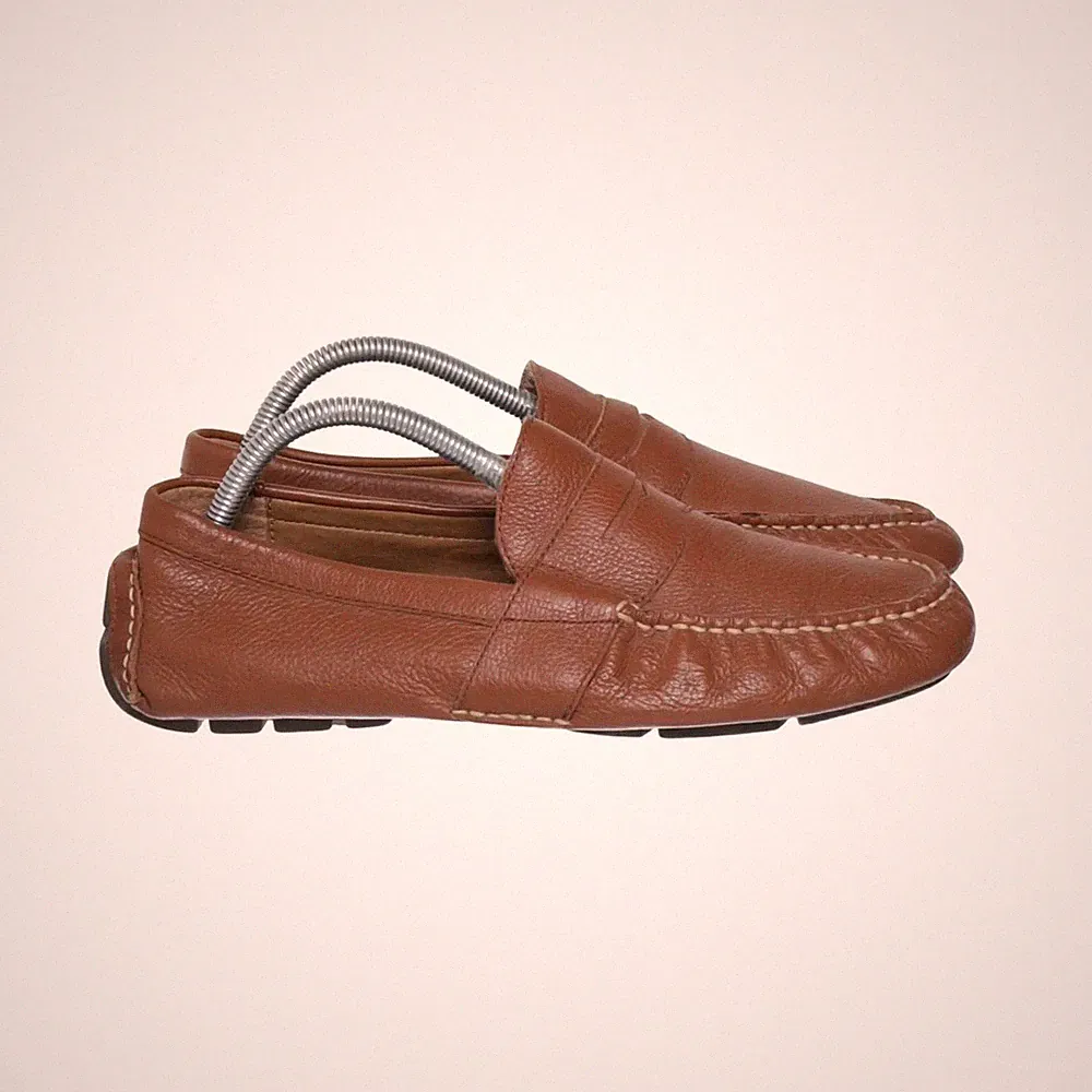 Polo Ralph Lauren, Loafers, Größe: 41 1/2, Leder, Braun, Herren #gxi
