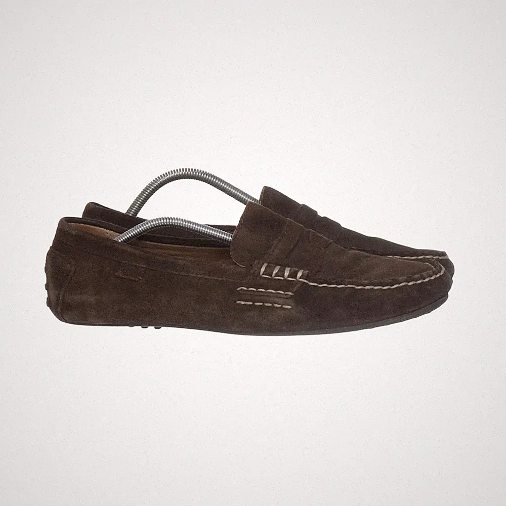 Polo Ralph Lauren, Loafers, Größe: 43, model: wes, Wildleder, Braun, Herren #bi2