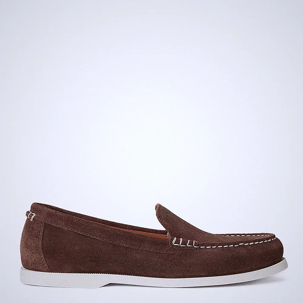 Polo Ralph Lauren Merton Suede Venetian Loafer Dark Brown