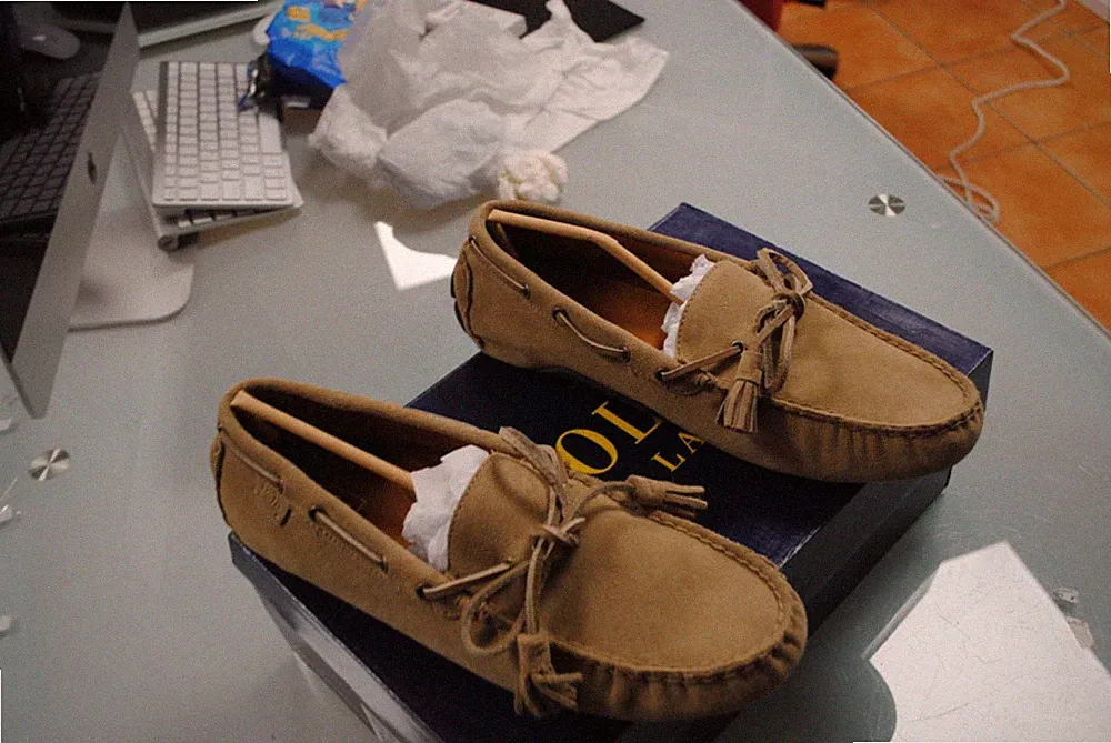 POLO RALPH LAUREN MOKASSIN RENTIER 250,00 KART. 7-41 DM-24A09