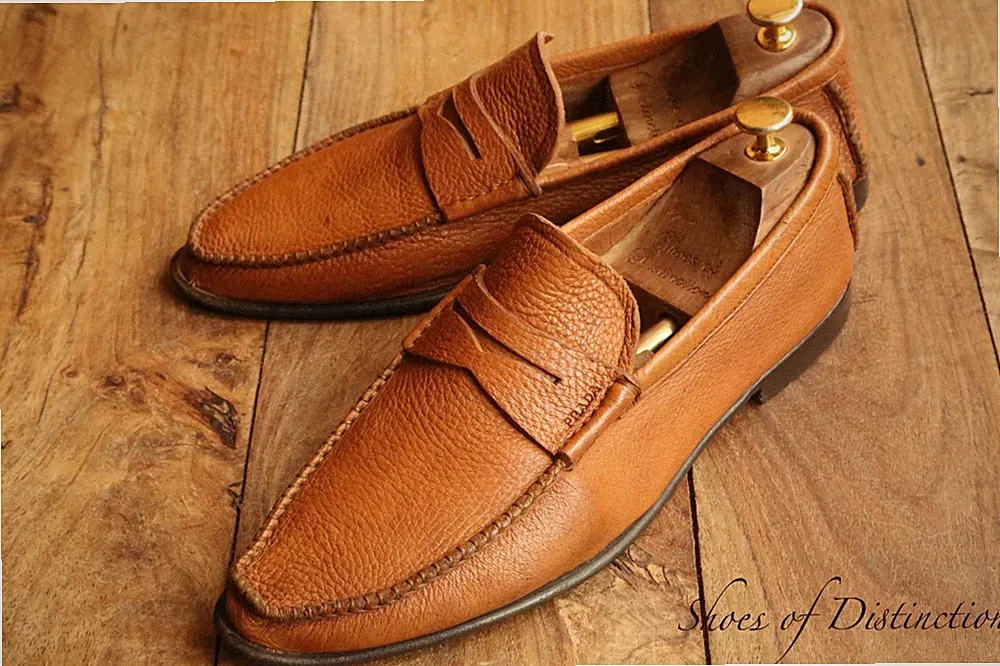 Prada Braun Leder Schuhe Halbschuhe Herren UK 8,5 EU 42,5 US 9,5