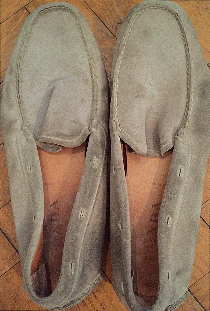 PRADA Drive Shoes - Driver Mokassins - Wildleder - Sand - 9 1/2 - Original