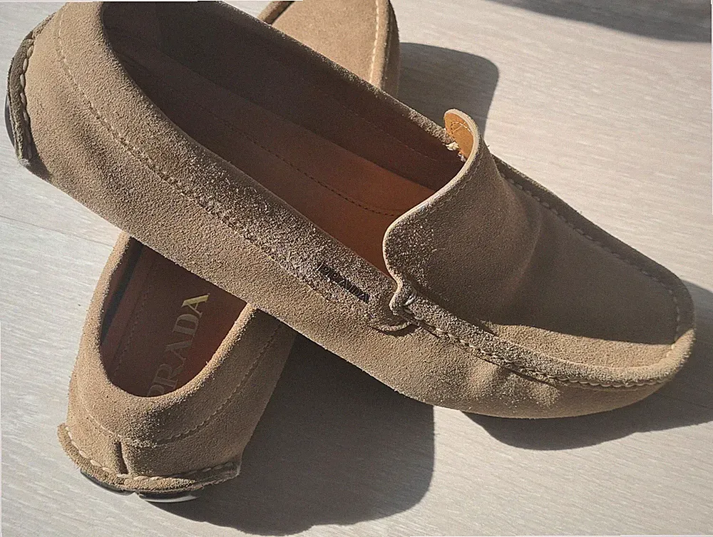PRADA Drive Shoes - Mokassins - Scamosciati N° 7-1/2 41,5