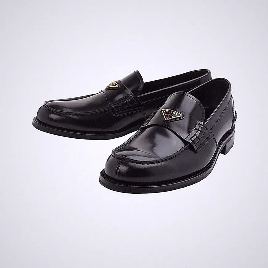 Prada Halbschuhe aus gebürstetem Leder 150079056 [U]