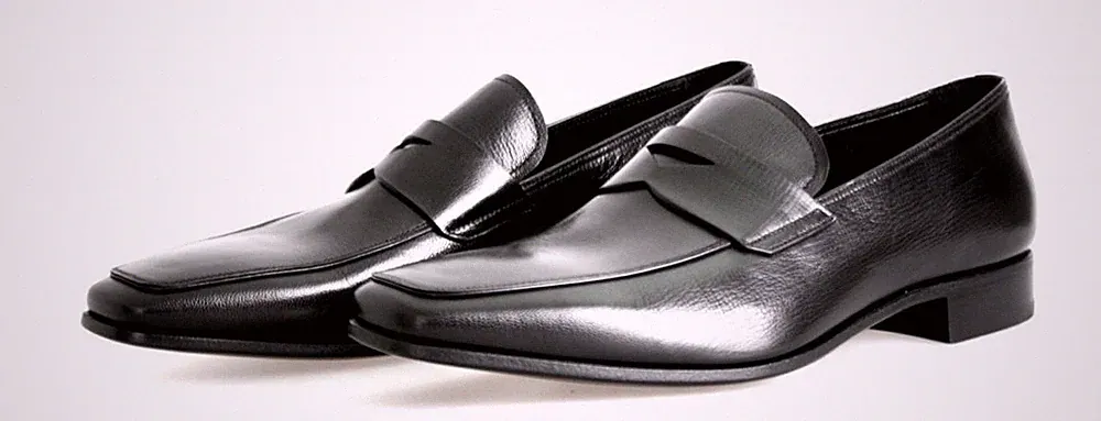 PRADA Leder Business Schuhe Penny Loafer Slipper 2DB103 - Schwarz NEU - 9 43