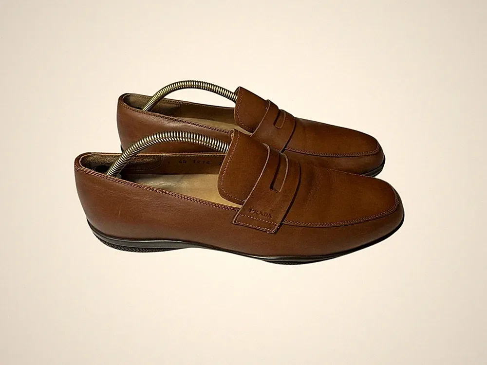 Prada Leder-Loafer