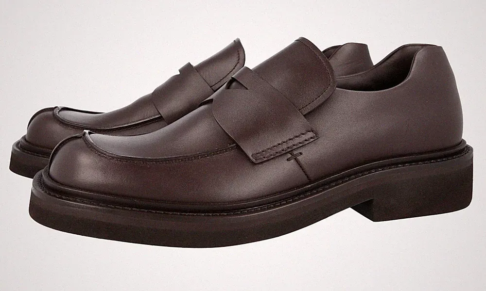 PRADA Leder Penny Loafer Business Schuhe - 2DG110 - Braun - NEU - 9 43