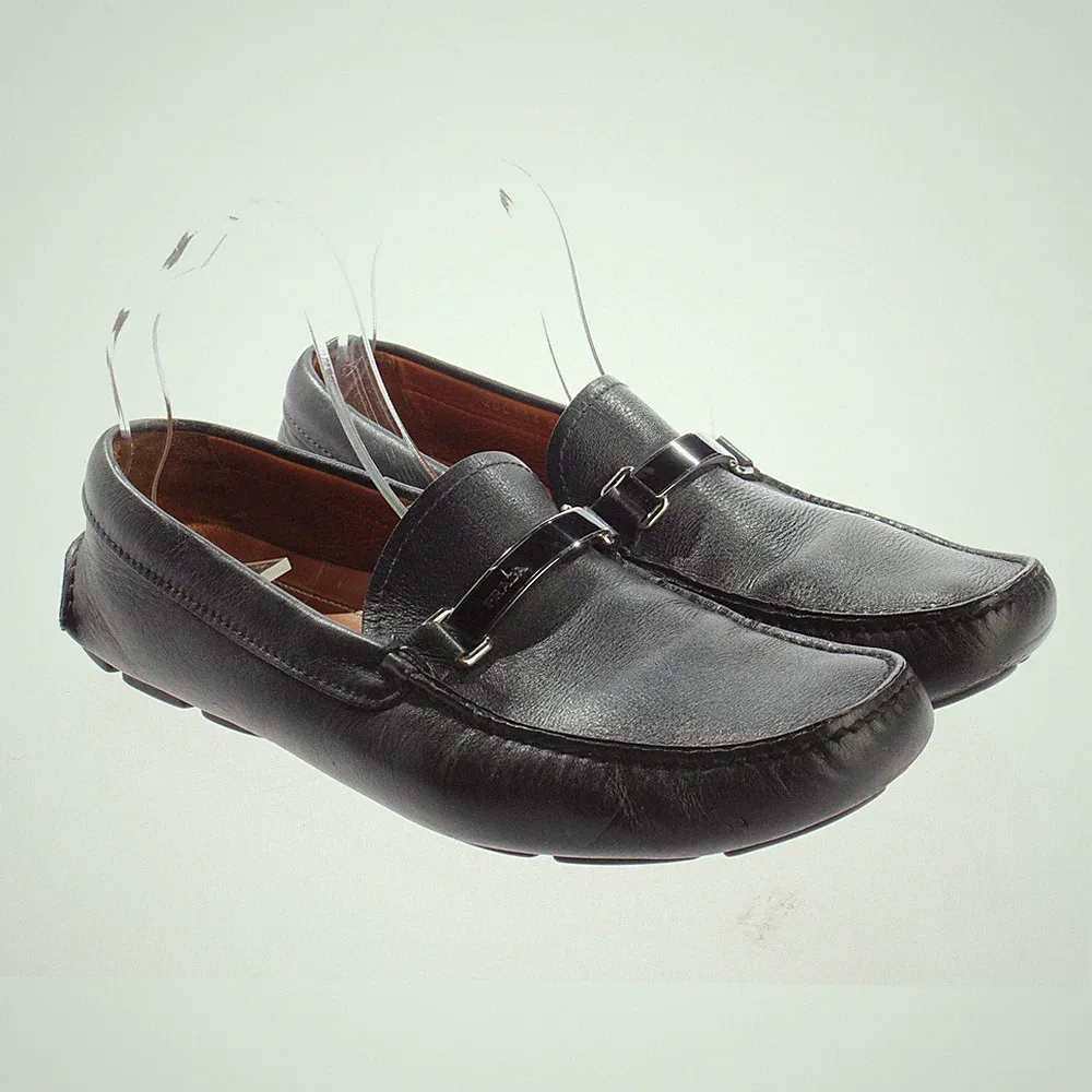Prada Loafers 42 EUR UK 8 Schwarz Sehr gut
