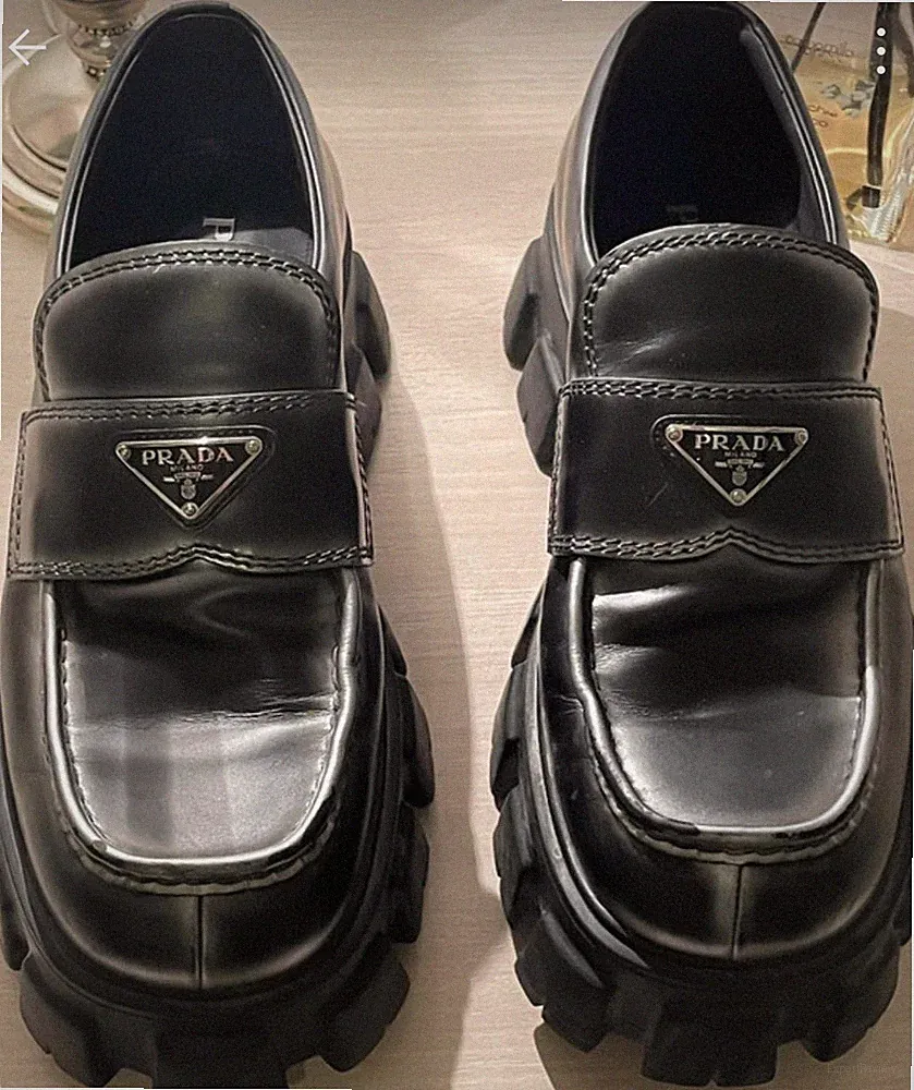 Prada Monolith Halbschuhe