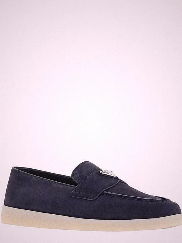 Prada Triangle Logo Wildleder Halbschuhe 133039267 [U]
