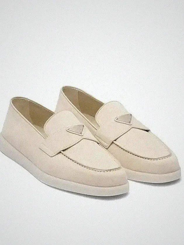 Prada Triangle Logo Wildleder Halbschuhe 151072187 [U]