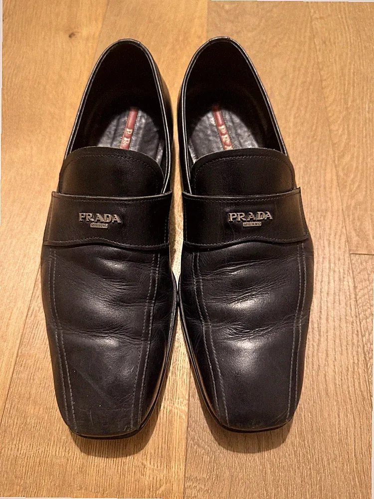 Prada Vintage Halbschuhe Leder Made In Italy PRADA VINTAGE 4 D 2059