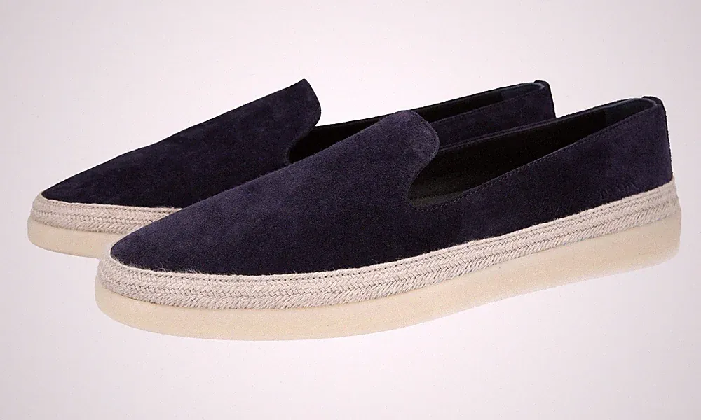 PRADA Wildleder Espadrilles Loafer Slip-on Shoes - 2DG157 - Blau - 9 43
