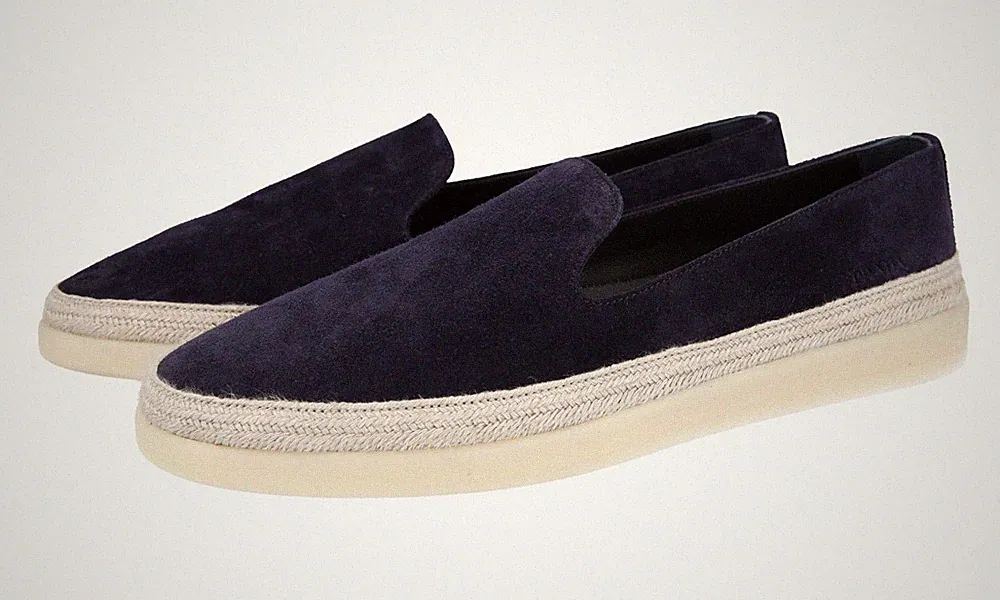PRADA Wildleder Espadrilles Loafer Slip-on Shoes - 2DG157 - Blau - NEU