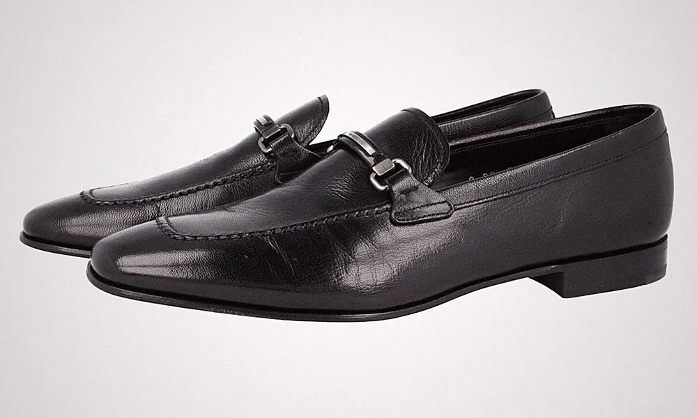 PRADA Ziegenleder Loafer Business Schuhe - 2DB082 - Schwarz - NEU - 8 42
