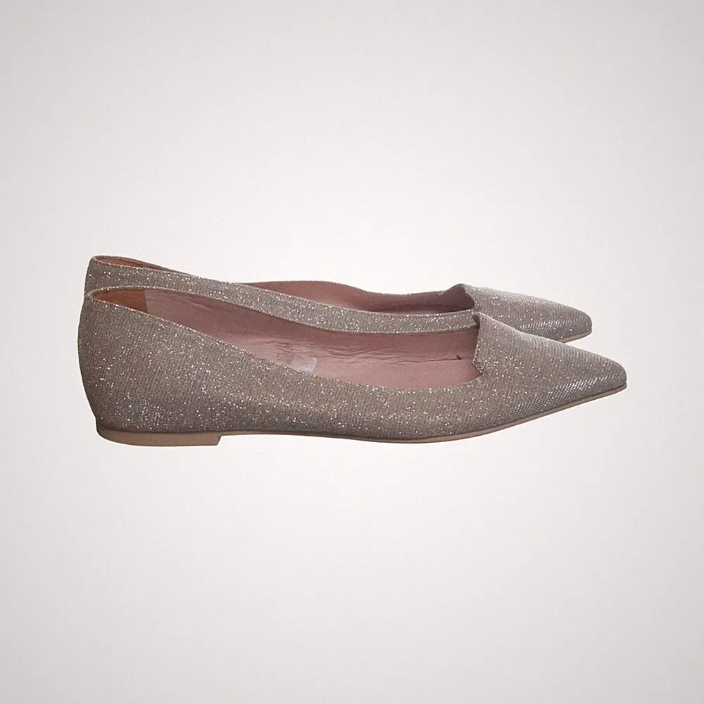 Pretty Loafers, Ballerinas, Größe: 40, Silber, Damen #cKF