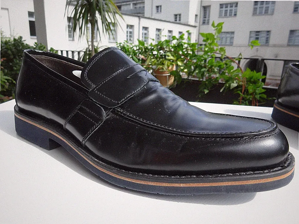 PRIME SHOES Herren Goodyear XL-Extralight Schuhe Loafer Leder Germany Gr.42 Neuw