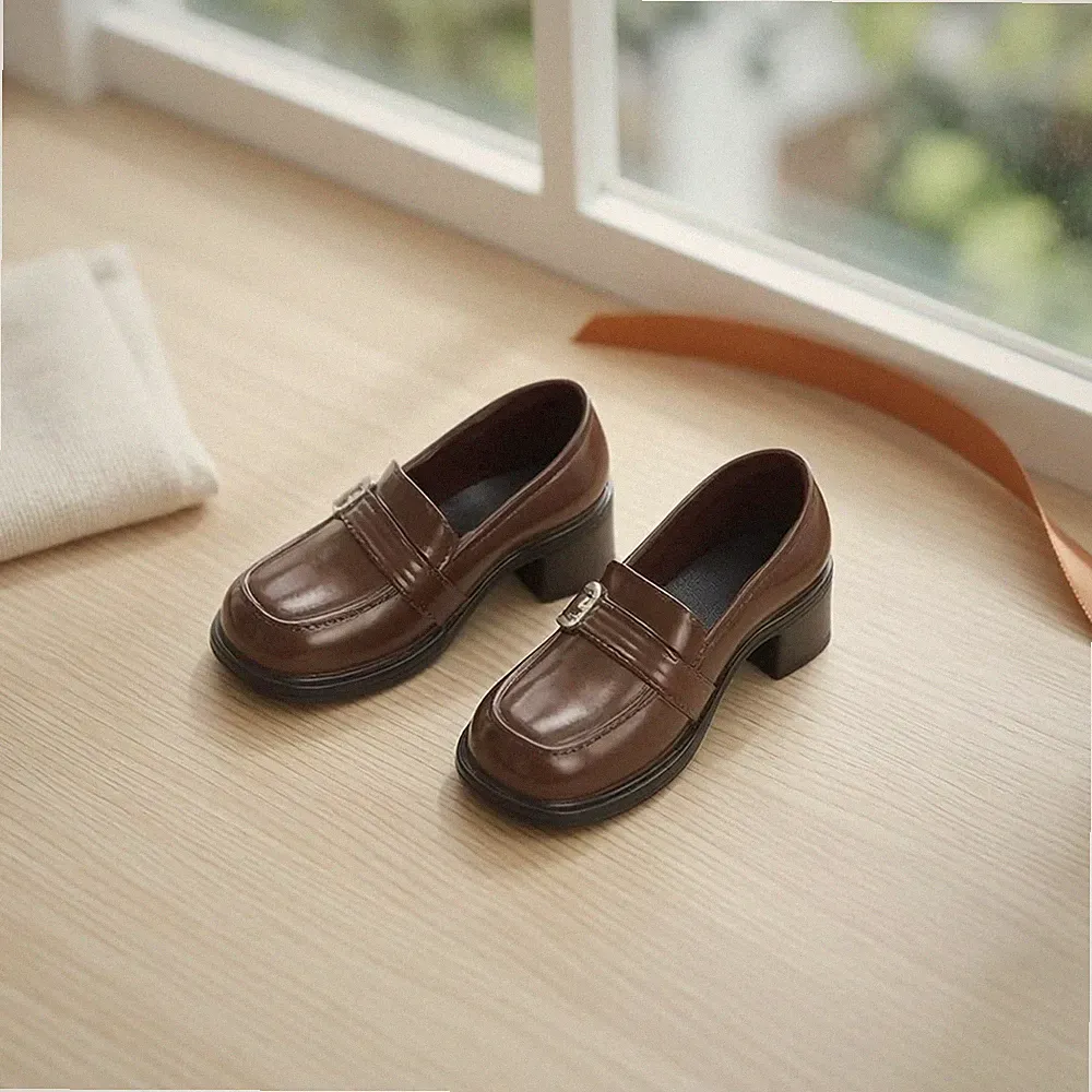 Puppen Halbschuhe mit Schnalle PU Leder BJD Schuhe schwarz