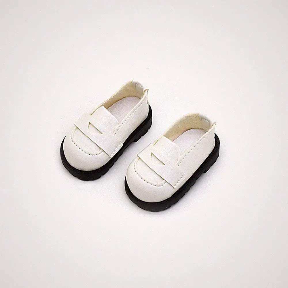 Puppen-Loafer mit Nähten Dollenschuhe leicht zu reinigen