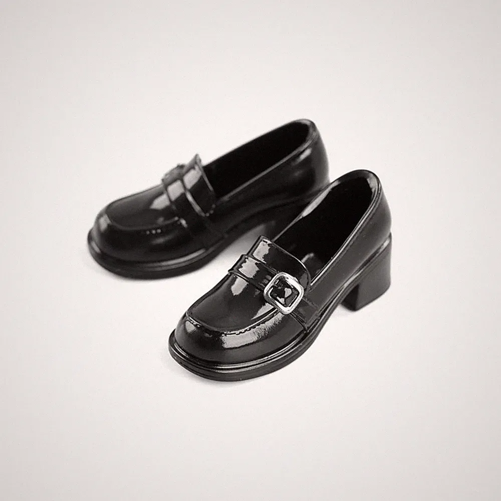 Puppen-Loafer runde Schuhspitze Miniatur Puppenschuhe langlebig