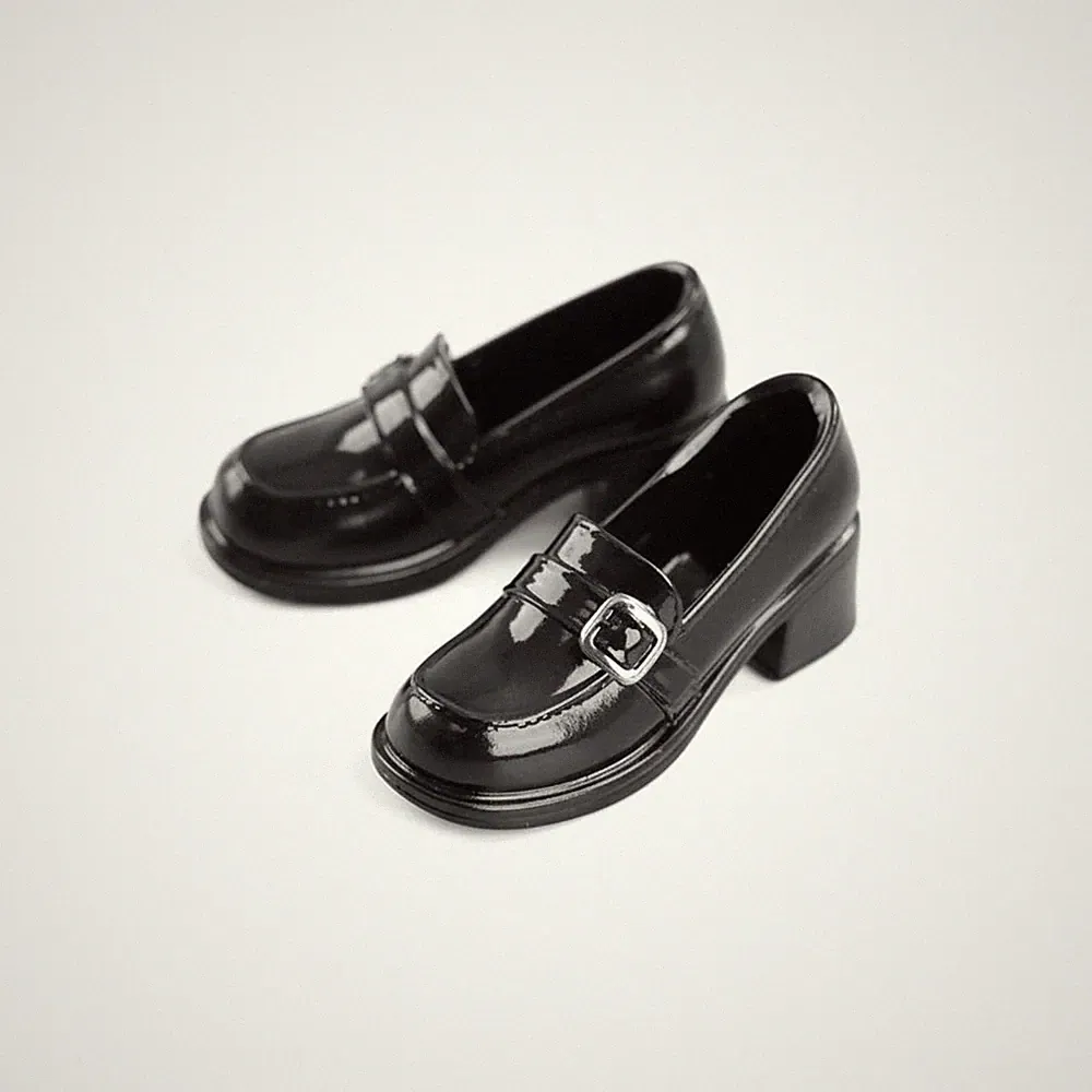 Puppen-Loafer runde Schuhspitze Miniatur Puppenschuhe präzise Passform