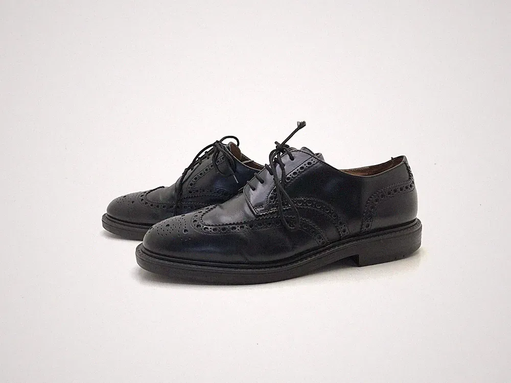 Ralph Harrison Herren Halbschuhe Schnürer Loafers Comfort Schwarz Gr. 44 (UK9,5)