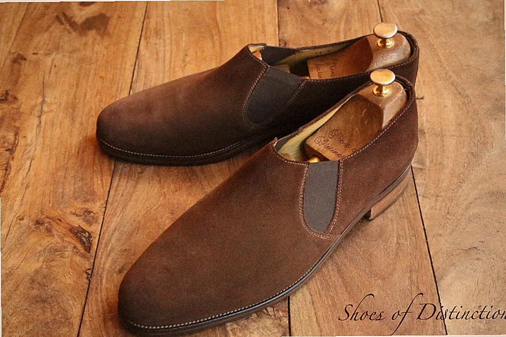 Ralph Lauren Braun Wildleder Faule Schuhe Halbschuhe Herren UK 12 US 13 E 46