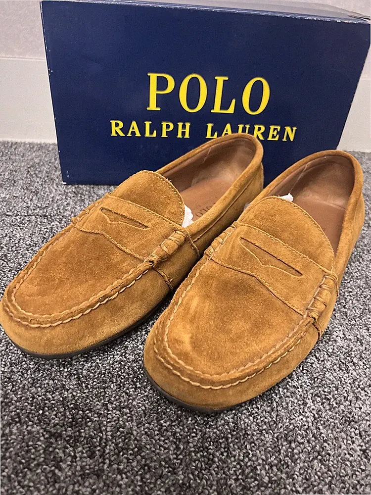 Ralph Lauren Herren Reynold Wildleder Driving Halbschuhe - Größe UK 7 - 5185-1-F