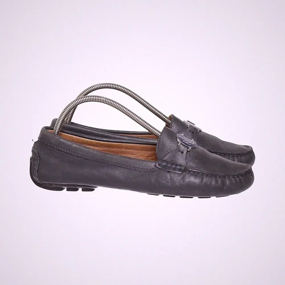 Ralph Lauren, Loafers, Größe: 37, Leder, Grau, Damen #APg
