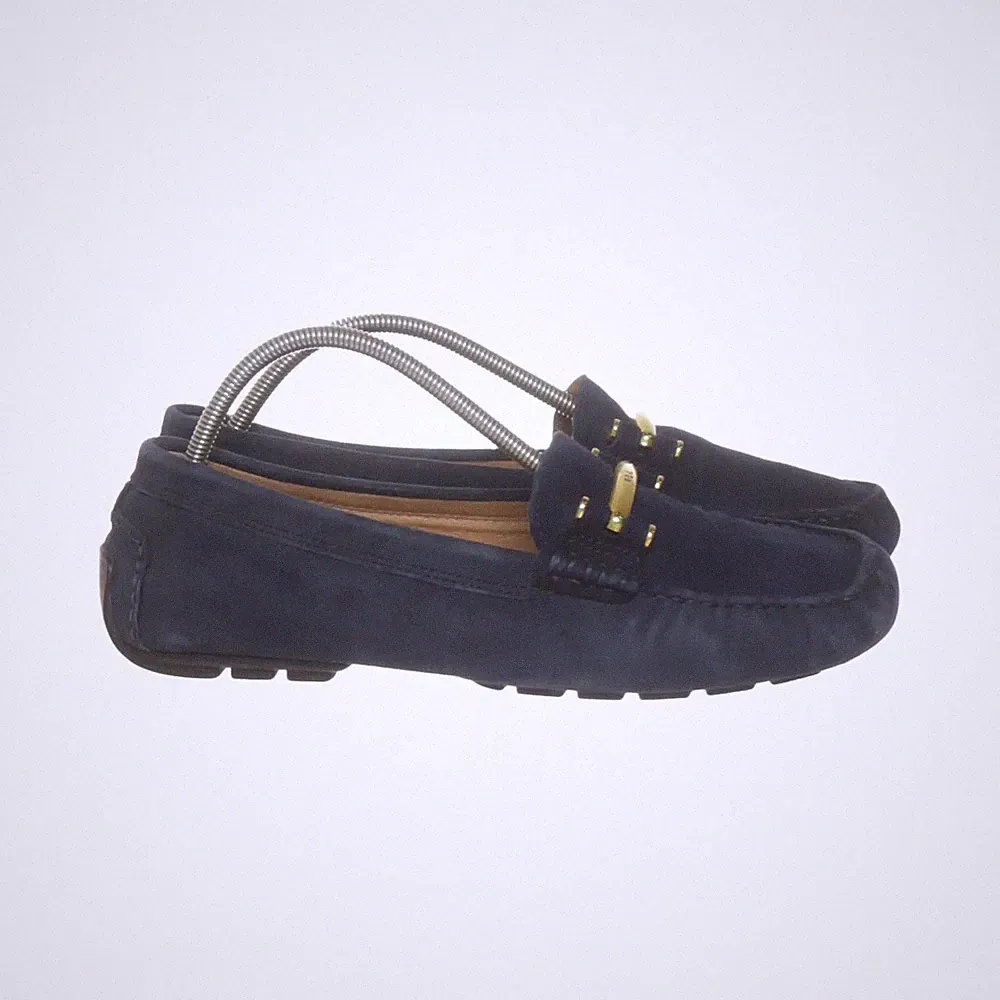 Ralph Lauren, Loafers, Größe: 39 1/2, model: caliana, Leder, Blau, Damen #ZEG