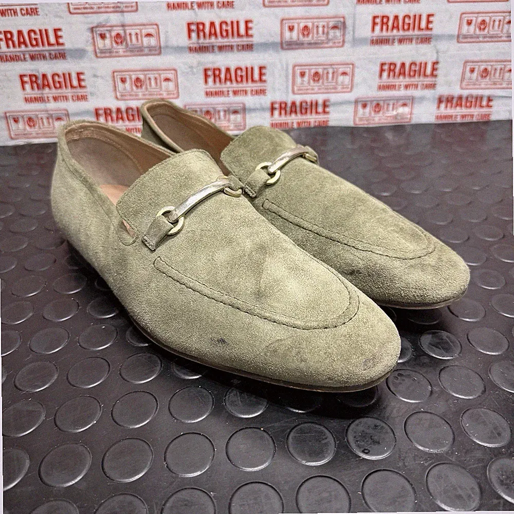 Reiss Herren Halbschuhe Grün UK8 EU 42