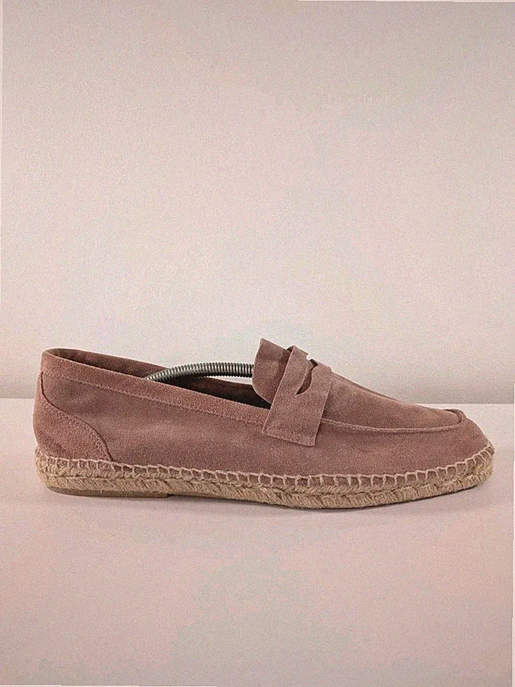 ReissCapri Wildleder Penny Loafer Espadrilles Herren Größe UK 11 sehr guter Zustand