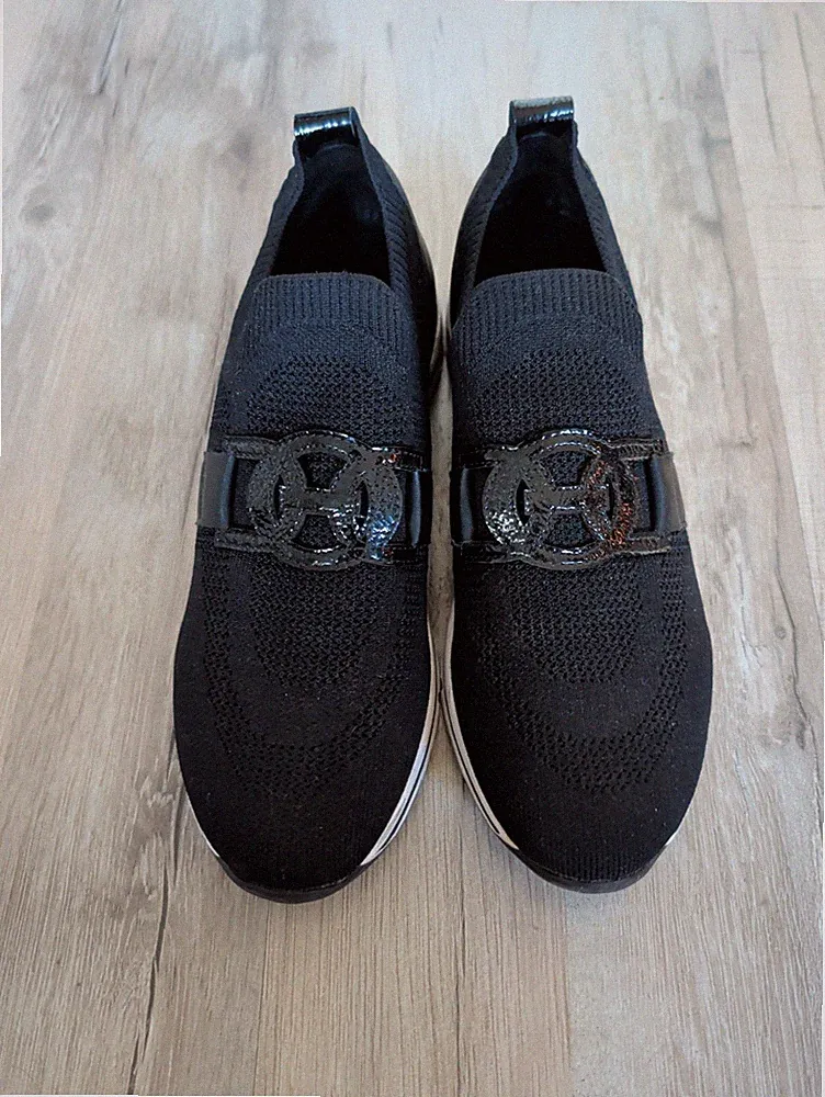 Remonte Damen Schuh Slipper Loafer Halbschuh Gr.39 schwarz
