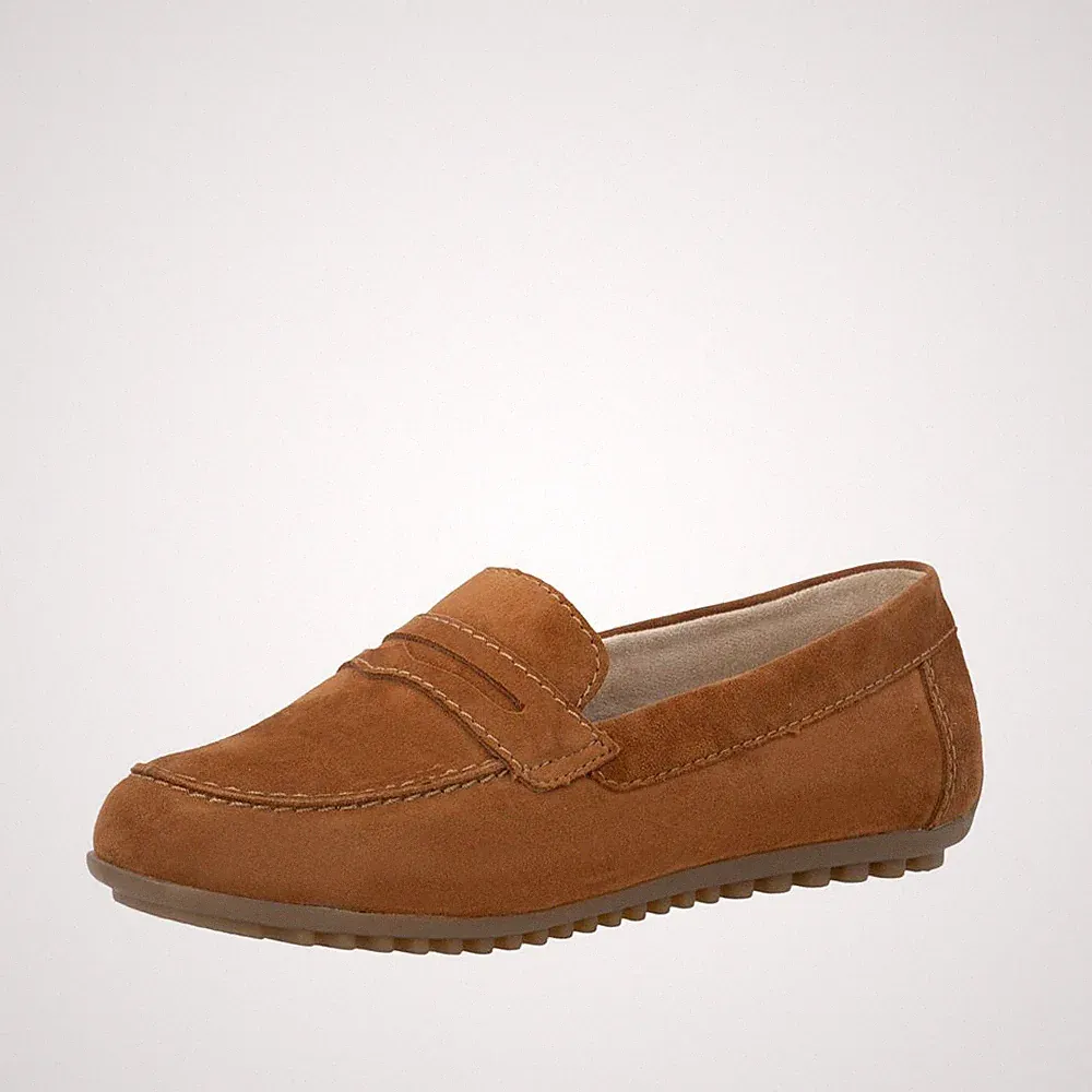 Remonte Leder Loafer Braun/Noccia D3K00-22 Damen Schuhe Slipper