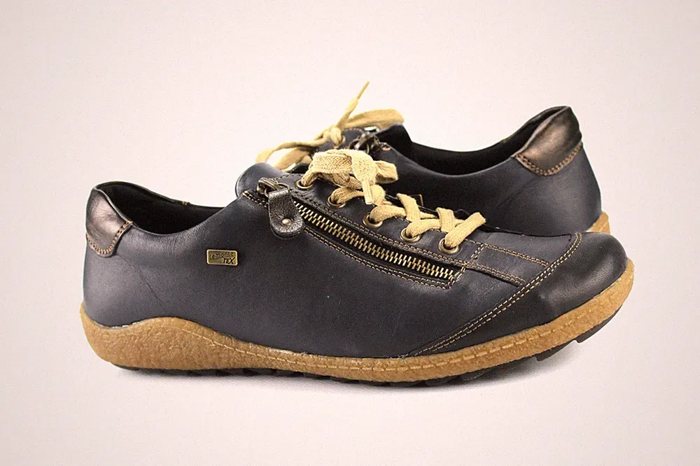 Remonte Soft Gr.43 Damen Halbschuhe Slipper Sneaker Loafers Leder TOP T 777