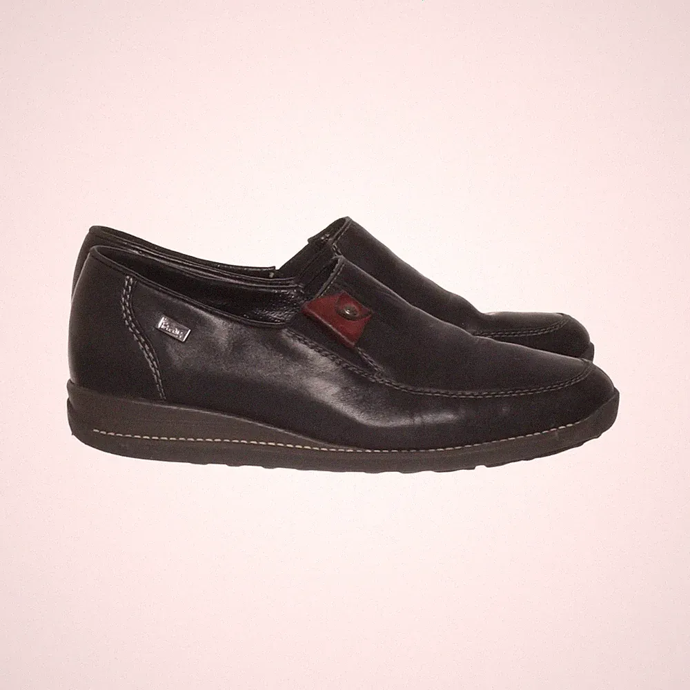 Rieker Antistress, Loafers, Größe: 37, Antistress, Leder, Schwarz, Herren #JWI
